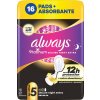 Always Platinum Ultra Secure Night Extra veľkosť 5 Vložky s krídelkami 16 ks