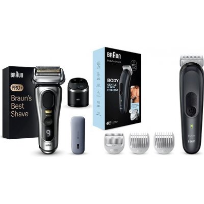 Braun Series 9 Pro+ Wet&Dry + Braun BG3350 sada