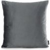 Takoy Dekoračná obliečka na vankúš MADIE grafitová z hladkého zamatu-HF-450939 | 45 x 45 cm