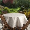 Eurofirany GARDEN obrus na terasu a balkón z nepremokavej látky kruhový 19G Polyester 150 cm kruh
