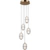 Italux PND-34375-5-HBR LED závesné stropné svietidlo Alani | 28W LED | 2184lm | 3000K