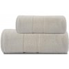 Set uterák a osuška Mario Krémový 50x90 + 70x140 cm – 550 gsm, luxusné bavlnené uteráky, strihaná bordúra