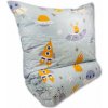 Brotex Krepové detské obliečky do malej postieľky 90 × 135, 45 × 60 cm Vesmírne UFO