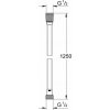 Grohe Sprchová hadice Sprchová hadice Grohe 1,25 m Silverflex, tvrdý grafit 28362A01