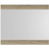 Extom Zrkadlo na stenu AYUMI AML01 dub sonoma 80 cm x 66 cm x 2 cm