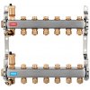 Novaservis Rozdeľovač nerez s regulačnými mechanickými ventilmi 3okruhy SN-RO03S