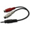 GEMBIRD kabel mnijack - 2xCinch (F), 20cm CCA-406 Gembird
