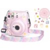 LoveInstant Cover Case Cover for Fujifilm Instax Mini 12 + Stickers / Jogurt Rabbit