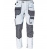 Cerva Dayboro Pánske montérkové nohavice do pása biela šedá