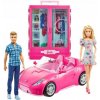 Šatník + Cabriolet + Barbie a Ken Doll