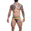 Cut4Men Low Rise Brief Rainbow