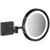 Hansgrohe 41790670 AddStoris kozmetické zrkadlo LED čierna matná