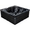 Lovia vířivá vaňa pre 5 osob 220x220x88 cm - L501 Opláštění: Blackstone, Barva akrylátu: Midnight Opal