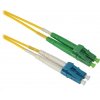 XtendLan FOP-LCLCA-D-2-9 FO patch LC-LC/APC, 9/125 duplex, LS0H, 2m