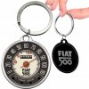 Kľúčenka FIAT 500 kovová, darčeková známka