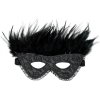 RIMBA bondage luxusná maska s perím