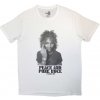 The Flaming Lips tričko Peace and Punk Biela XXL