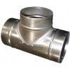 VENTS odbočka T kus TM 125mm Zn kovová