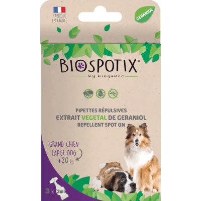 BIOGANCE Biospotix dog spot-on nad 20 kg / 3x3ml