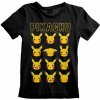 Pokémon – Pikachu Faces – detské tričko – 9 – 11 rokov