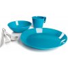 GSI Outdoors Cascadian 1 Person Table Set Sky Blue