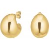 ROSEFIELD pozlátené oceľové náušnice polmesiace JECMG-J976