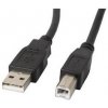 LANBERG USB-A (M) na USB-B (M) 2.0 kabel 3m, černý CA-USBA-10CC-0030-BK