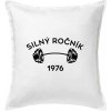 Silný ročník - Letopočet 1976 - Vankúš 50x50 - 50x50 - Iba poťah ( Biela )