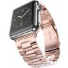 MojRemienok.sk Celokovový remienok pre Apple Watch 38 mm/40 mm/41 mm/42 mm Farba: ružová zlatá (rose gold)