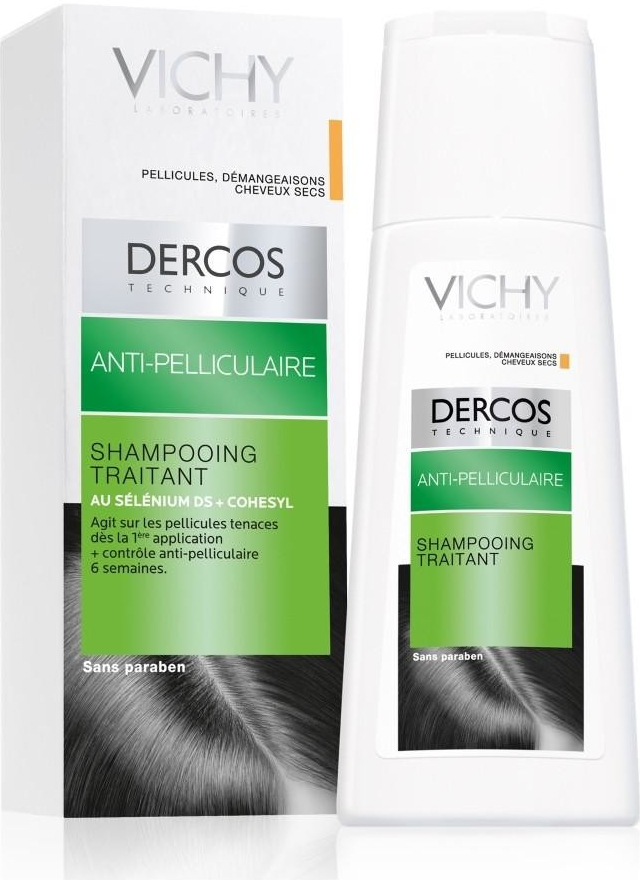 Vichy Dercos Anti Dandruff Greasy šampón proti lupinám na normálne až mastné vlasy 390 ml