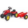 Falk Falk šliapací traktor 2058L Country Farmer s vlečkou - červený FA2058L