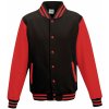 Bunda Alex Baseball - čierna-červená,