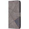 Knižkové puzdro Rhombus sivé – Infinix Hot 50i / Smart 9 / Smart 9 HD