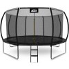 Aga SPORT EXCLUSIVE Trampolína 366 cm (12 ft) čierna + sieť + rebrík