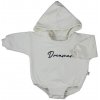 Dojčenské teplákové body s kapucňou baggy Koala Dreamer béžová 80 (9-12m)