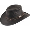 Klobúk kožený Scippis Kangaroo Sundowner - čierny, M
