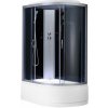 Sprchový kút Cora s hlbokou vaničkou, inštalácia na ľavej strane