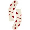 Valentýnky teplé ponožky NPV5092 35-38 biela