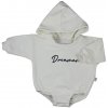 Dojčenské teplákové body baggy s kapucňou Koala Dreamer béžová - 68 (4-6m)