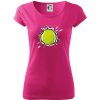 Tenisová loptička v triku - Dámske tričko Pure - XS ( Purpurová )