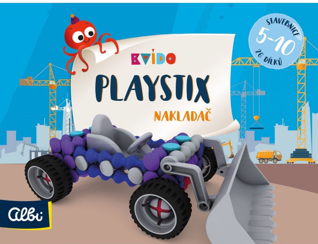 Albi Kvído Playstix Letadlo 26 ks