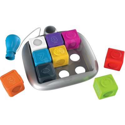 Interaktívna hra Clever Cubes Smart Smoby s 3 hrami farby a čísla