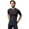 ALÉ Cycling Clothing Alé PRAGMA Color Block SS, Black Veľkosť: XXL Jednofarebný pánsky dres v komfortnejšom strihu