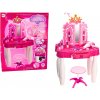LEAN TOYS Toaletný stolík s príslušenstvom, MP3 - ružová