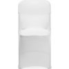 Skladací kryt stoličky, HENDI, 810965 & 910989, Biela, 540x440x(H)840mm