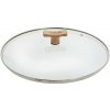 De buyer Skleněná poklice s dřevěným úchytem 32cm