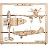 UGEARS 3D puzzle Fighter Aircraft 2,5D 47 ks