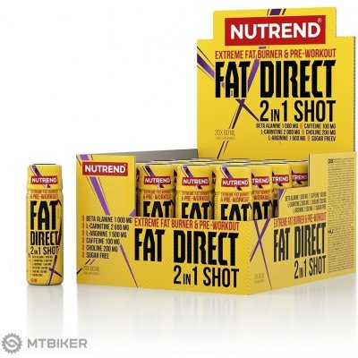 NUTREND FAT DIRECT SHOT spaľovač tukov 20x60 ml