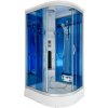 Aplomo Monster White L/P 120x88x220 Parný masážny sprchový box Orientácia: pravá, MO-02188WSP