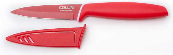 Berndorf Sandrik COLLINI teflónový nôž na zeleninu červený 10 cm